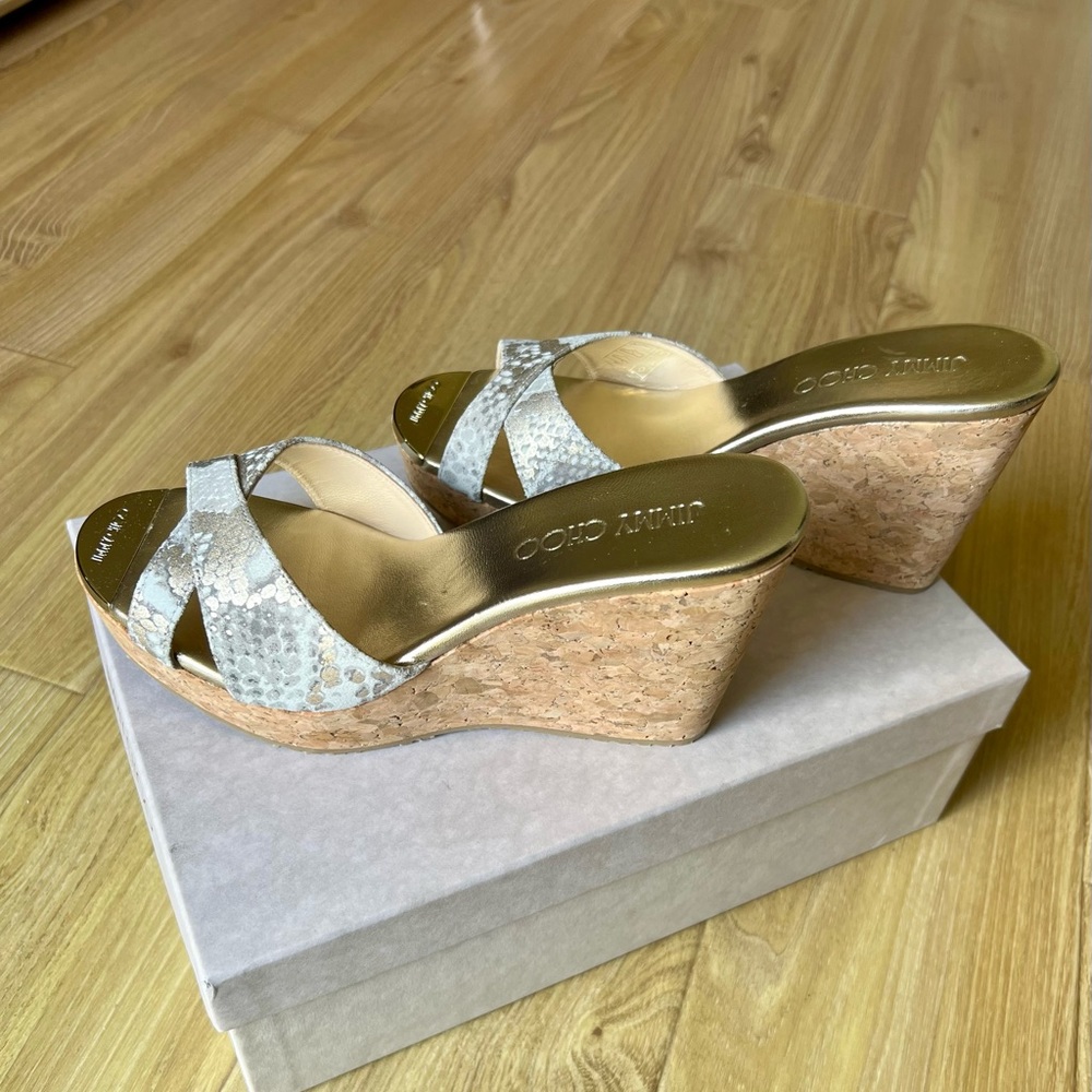 Pandora Jimmy Choo wedge sandals